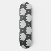 Spooky Ghost Halloween Persoonlijk Skateboard (Voorkant)