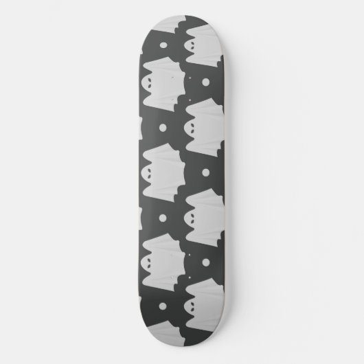 Spooky Ghost Halloween Persoonlijk Skateboard (Voorkant)