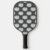 Spooky Ghost Halloween Pickleball Paddle (Voorkant)