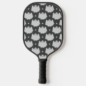 Spooky Ghost Halloween Pickleball Paddle (Achterkant)