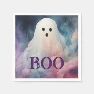 Spooky Ghost Halloween Servet