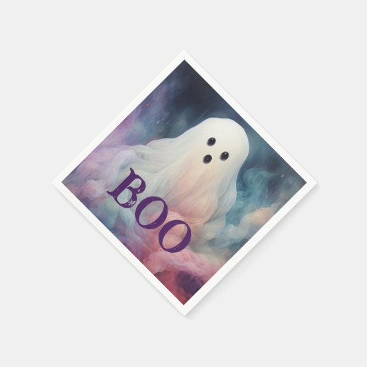 Spooky Ghost Halloween Servet (Hoek)