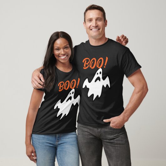 Spooky Ghost Halloween Shirt - Boo Kostuum T-shirt (Unisex)