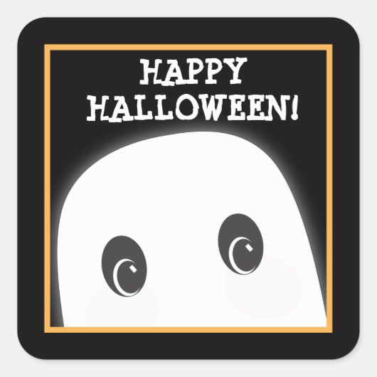 Spooky Ghost Halloween Sticker (Voorkant)