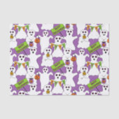 Spooky Ghost Halloween Tissuepapier (Voorkant)