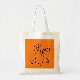 Spooky Ghost Halloween Trick or treat 4Timmy Tote Bag