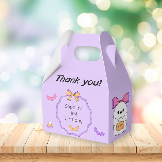 Spooky Ghost Halloween Verjaardag Bedankdoosjes