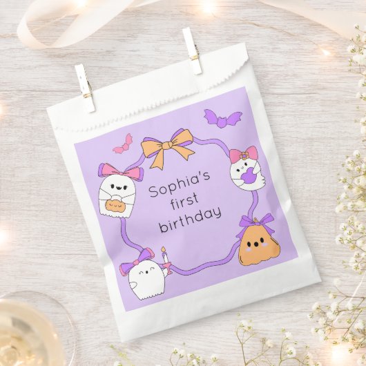 Spooky Ghost Halloween Verjaardag Bedankzakje (Geknipt)