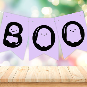 Spooky Ghost Halloween Verjaardag Bunting Flags Vlaggetjes