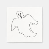 Spooky Ghost Happy Halloween Trick or treat Design Servet (Voorkant)