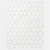 Spooky Ghost Happy Halloween Trick or treat Print Fleece Deken (Voorkant)