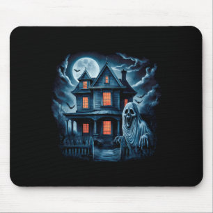 Spooky Ghost House Dark Horror Halloween kostuum Muismat