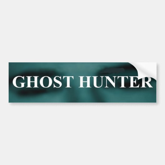 Spooky Ghost Hunter Bumpersticker (Voorkant)