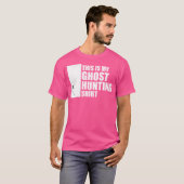 Spooky Ghost Hunting For Paranormal Believers T-shirt (Voorkant volledig)