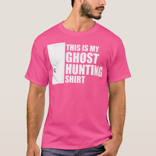 Spooky Ghost Hunting For Paranormal Believers T-shirt (Voorkant)