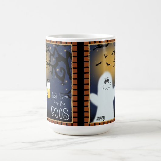 Spooky Ghost Leuke Boos Inspirivity Koffie Mok (Center)