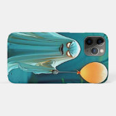 Spooky Ghost met griezelige ballon Case-Mate iPhone Case (Achterkant (horizontaal))