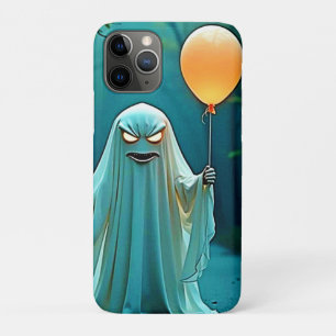 Spooky Ghost met griezelige ballon Case-Mate iPhone Case