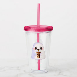 Spooky Ghost Met Iced Coffee Acryl Drinkbeker
