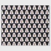 Spooky Ghost Met Iced Coffee Cadeaupapier (Vlak)