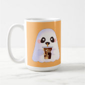 Spooky Ghost Met Iced Coffee Koffiemok (Links)