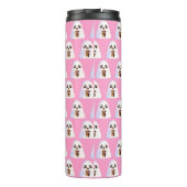 Spooky Ghost Met Iced Coffee Thermosbeker (Achterkant)