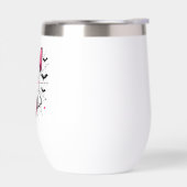 Spooky Ghost met Pink Bow borstkanker bewustzijn (Links)