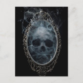 Spooky Ghost Mirror Halloween   Briefkaart (Voorkant)