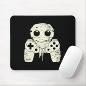 Spooky Ghost Mummy Gaming Controller Halloween Gam Muismat (Met muis)
