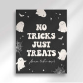 Spooky Ghost No Tricks behandelt alleen het Hallow Poster