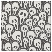 Spooky Ghost Pattern Stof (Close Up)