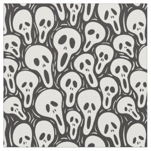 Spooky Ghost Pattern Stof