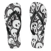 Spooky Ghost Pattern Teenslippers (Voetbed)