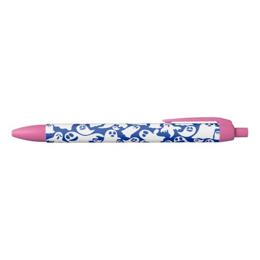 Spooky Ghost Pink Ballpoint Pen (Bovenkant)