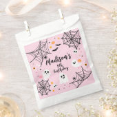 Spooky Ghost Pink Halloween Bedankzakje (Geknipt)