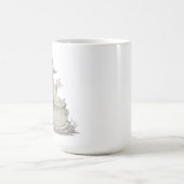 Spooky Ghost pot stirring Halloween Koffiemok (Center)