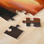 Spooky Ghost Pumpkin Party Glow Legpuzzel (Zijkant)