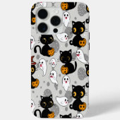 Spooky Ghost Pumpkin Paws Case-Mate iPhone Case (Achterkant)