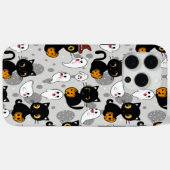 Spooky Ghost Pumpkin Paws Case-Mate iPhone Case (Achterkant (horizontaal))
