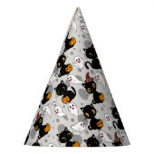 Spooky Ghost Pumpkin Paws Feesthoedjes (Links)