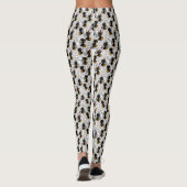 Spooky Ghost Pumpkin Paws Leggings (Achterkant)
