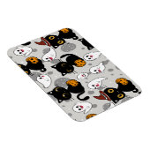 Spooky Ghost Pumpkin Paws Magneet (Rechterzijde)