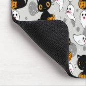 Spooky Ghost Pumpkin Paws Muismat (Hoek)