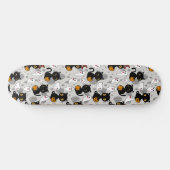 Spooky Ghost Pumpkin Paws Persoonlijk Skateboard (Horizontaal)