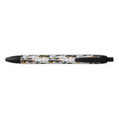 Spooky Ghost Pumpkin Paws Zwarte Inkt Pen (Achterkant)