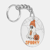 Spooky ghost sleutelhanger (Voorkant Links)