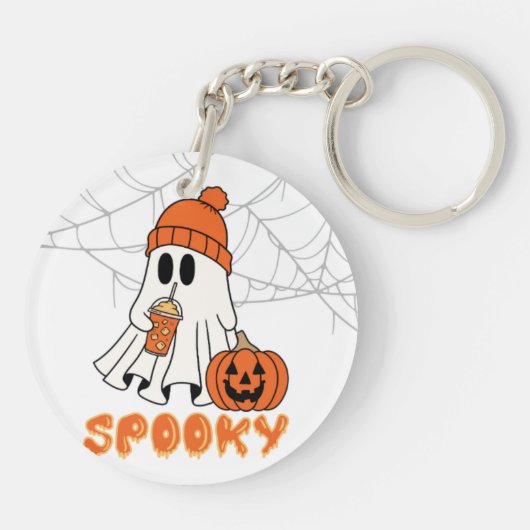 Spooky ghost sleutelhanger (Achterkant)