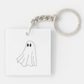 Spooky Ghost Sleutelhanger (Achterkant)