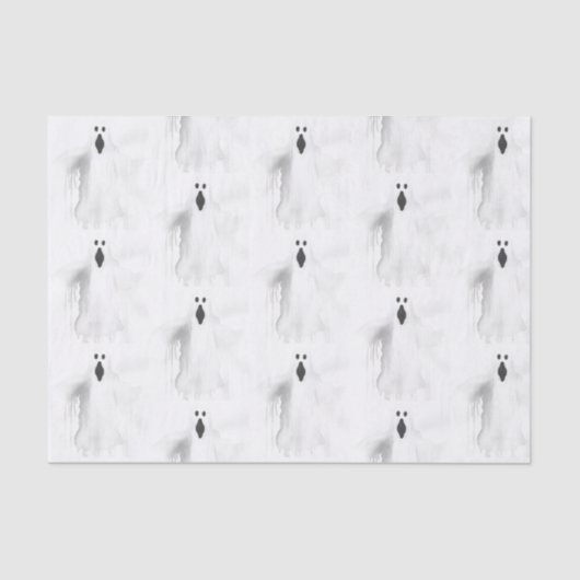 Spooky Ghost Tissuepapier (Voorkant)