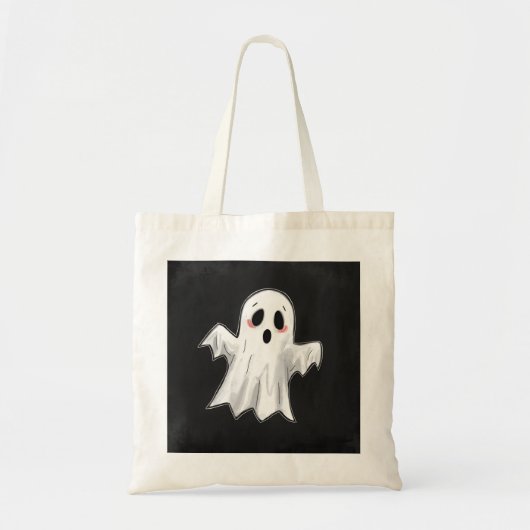 Spooky Ghost Tote Bag (Voorkant)
